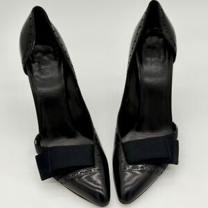 Gucci Ribbon Black Pumps